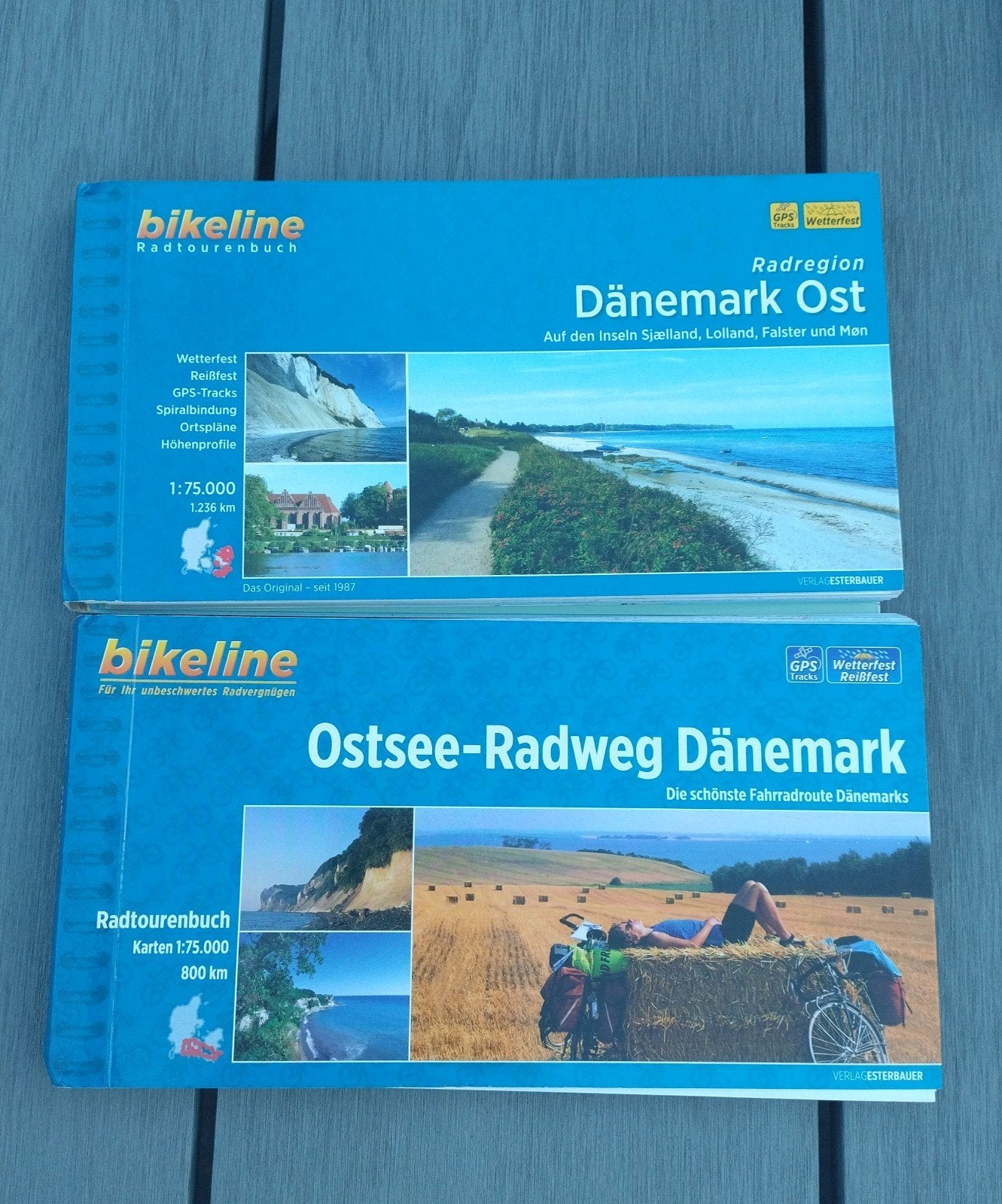 Bikeline fietsgidsen Denemarken, Europa, Ophalen of Verzenden, Reisgids of -boek, Gelezen