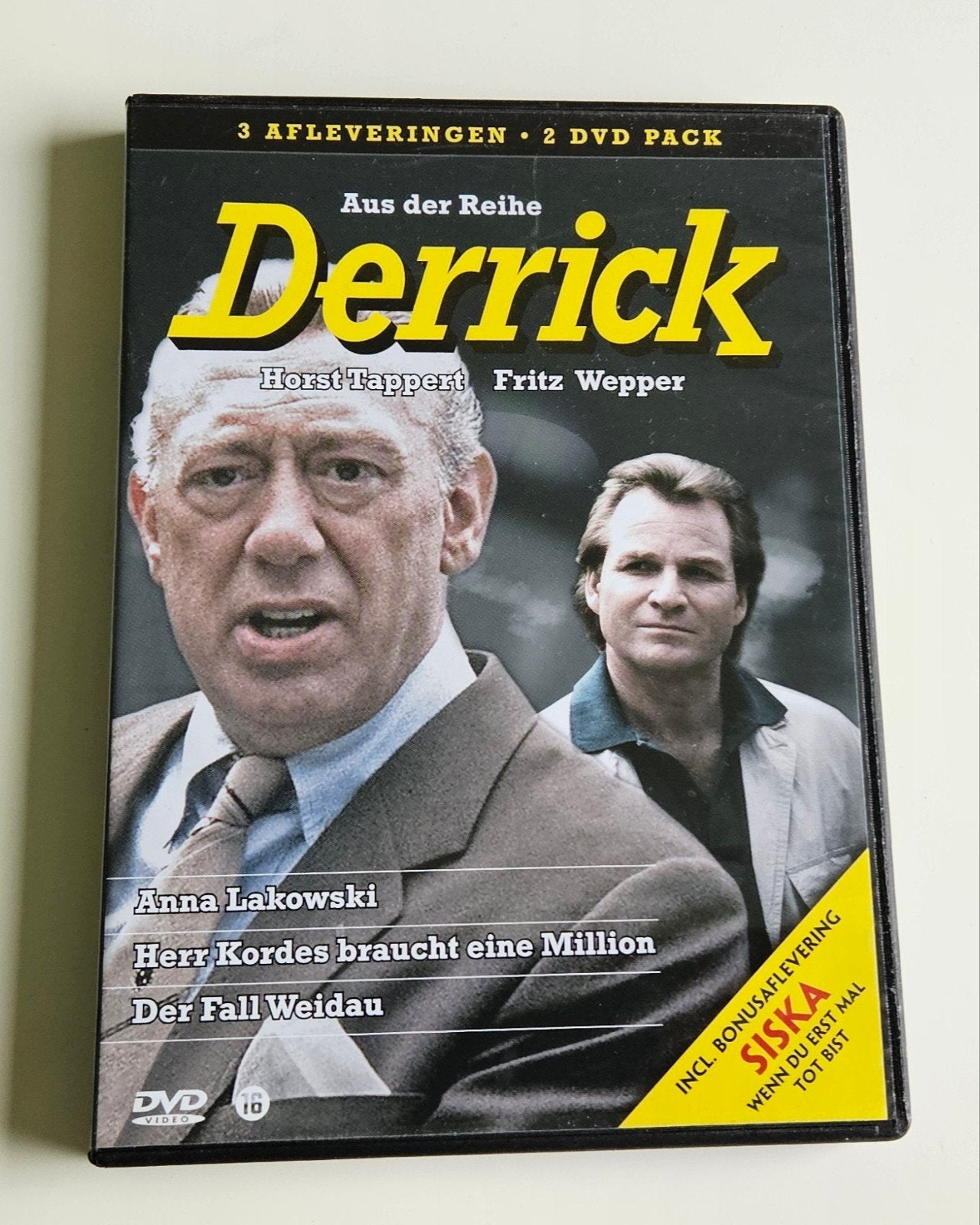 Derrick - 3 Afleveringen - 2 DVD Pack, Cd's en Dvd's, Vanaf 16 jaar, Verzenden, Nederlands, Duits