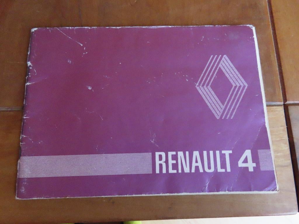 Instructieboek Renault 4, Renault 4 F4, R4 F6 bestel 1980, Ophalen of Verzenden