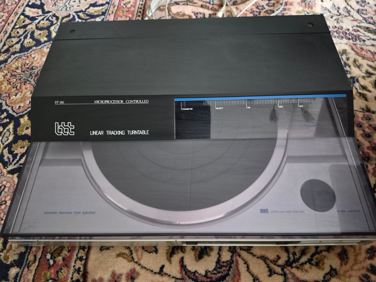 Philips FP 146 Tangentiële Platenspeler - Linear Tracking, Philips, Gebruikt, Automatisch, Ophalen of Verzenden