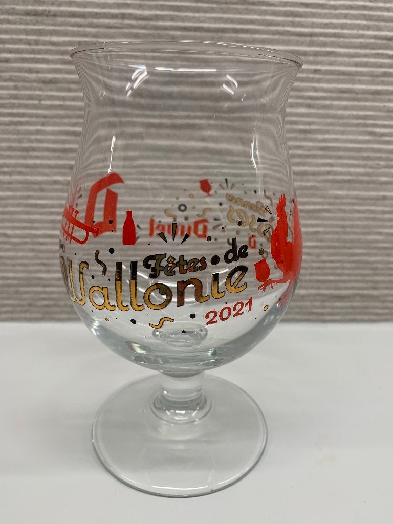 Nieuw Duvel Glas Fête de Wallonie 2021, Verzamelen, Biermerken, Ophalen of Verzenden, Nieuw, Glas of Glazen, Duvel
