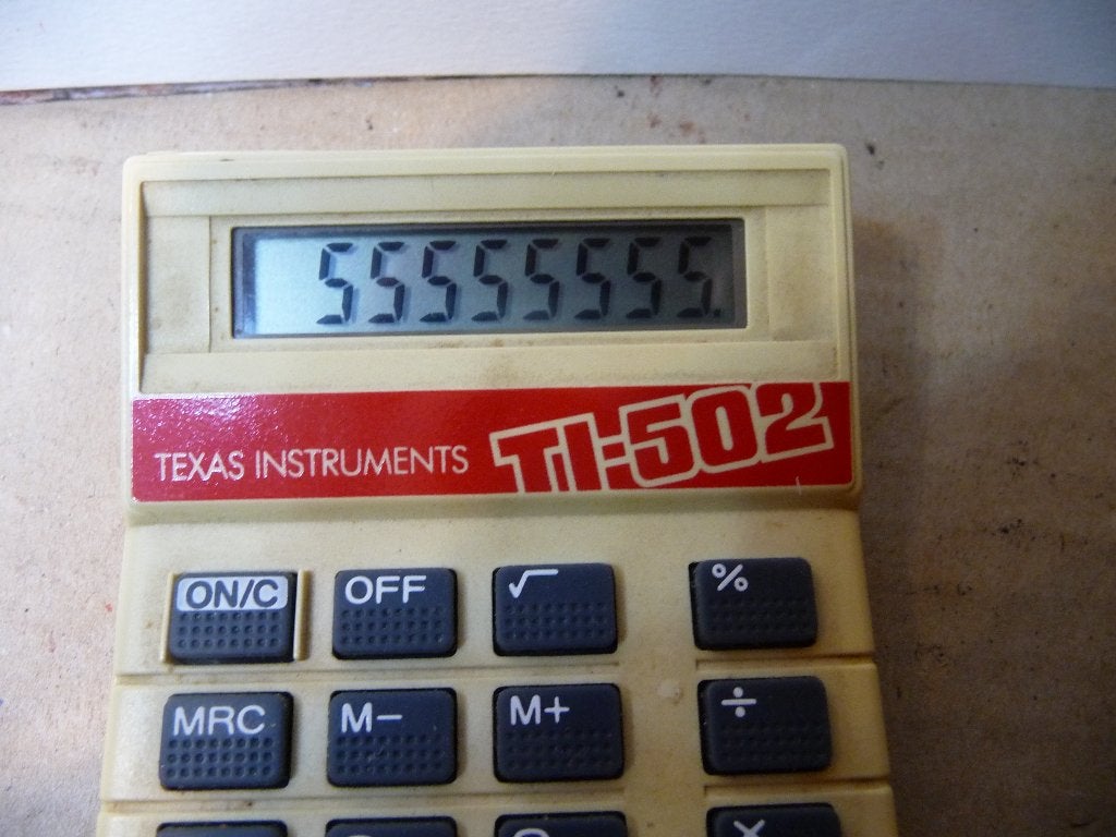 Texas Instruments rekenmachine. Type TI 502. Verzenden kan, Diversen, Verzenden, Gebruikt