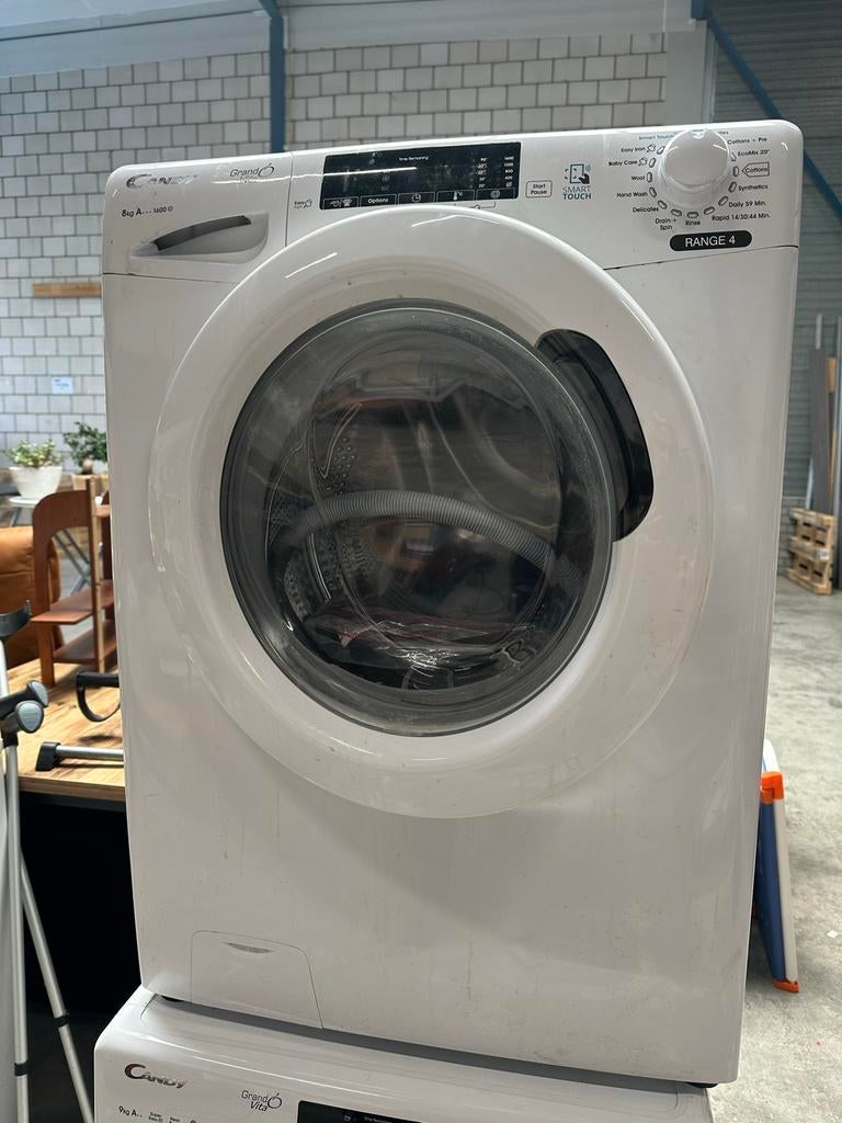 Candy Grand'O Vita Wasmachine 8kg A+++ 1600 toeren, Witgoed en Apparatuur, Wasmachines, Ophalen, Gebruikt, 8 tot 10 kg, 1600 toeren of meer