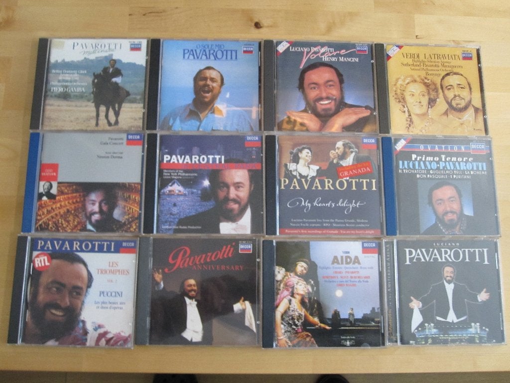 Pavarotti (decca) cd's €1,50 per stuk, Opera of Operette, Ophalen of Verzenden, Zo goed als nieuw, Classicisme