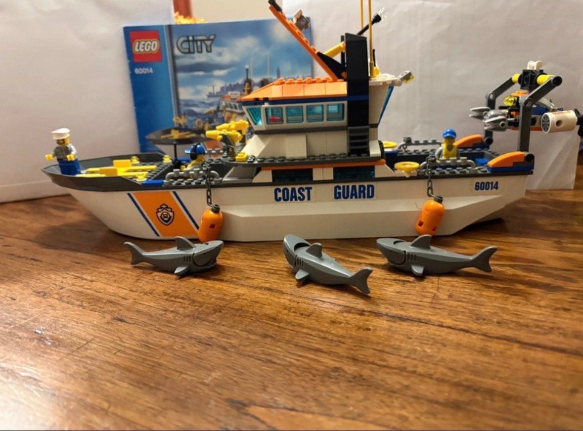 LEGO City Kustwacht Patrouille (60014) - Reddingsactie!, Ophalen of Verzenden, Zo goed als nieuw