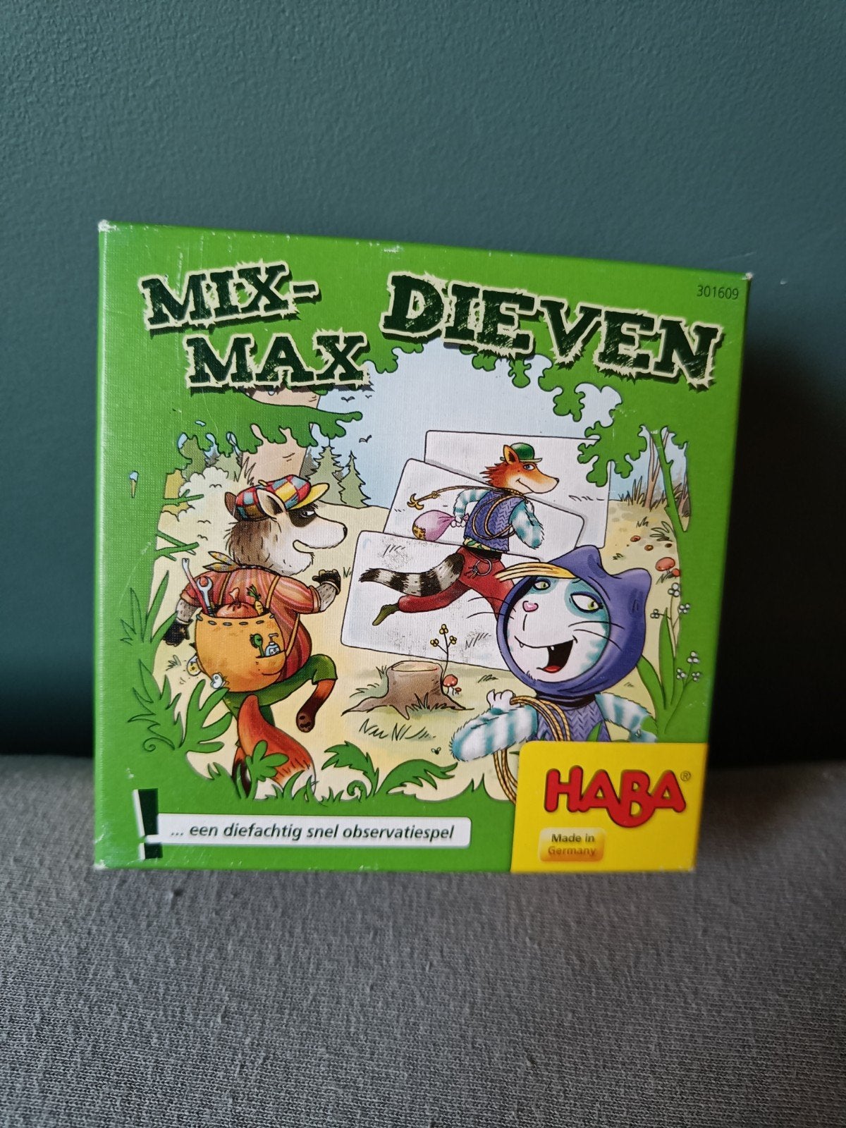 HABA Mix-Max-Dieven: Snel Observatiespel (4-99 jaar), Hobby en Vrije tijd, Gezelschapsspellen | Overige, Zo goed als nieuw, Een of twee spelers