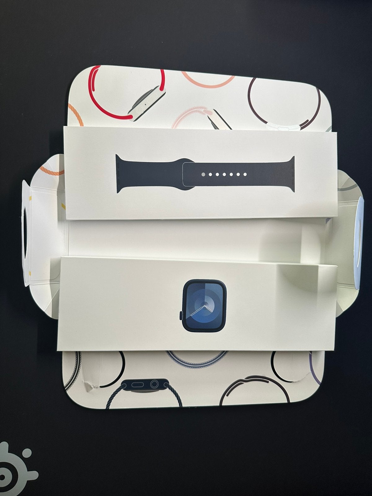 Apple Watch Series 9 45mm, Ophalen of Verzenden, Zo goed als nieuw, Zwart, IOS