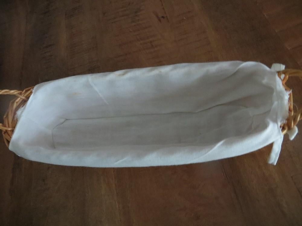 Broodmandje ,30 cm lang ,breed 14 cm,igs, Ophalen of Verzenden, Rechthoekig, Riet