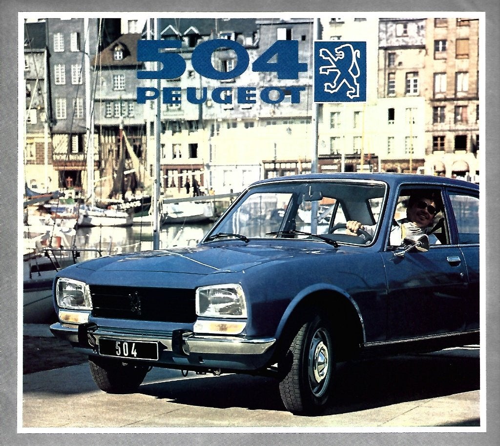 Folder Peugeot 504 1982, Ophalen of Verzenden, Gelezen, Peugeot