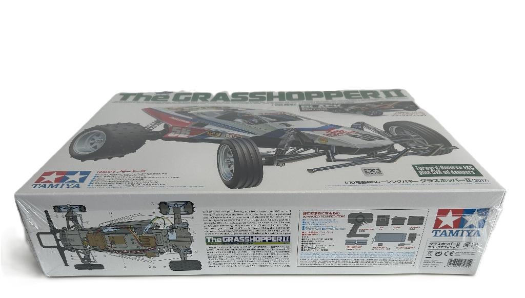 Tamiya 1:10 RC Grasshopper II Black Edition 47471, Elektro, Auto offroad, Nieuw, Ophalen of Verzenden