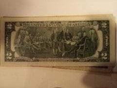 2 dollar biljet - Verenigde Staten 1976, Verzenden, Noord-Amerika, Los biljet