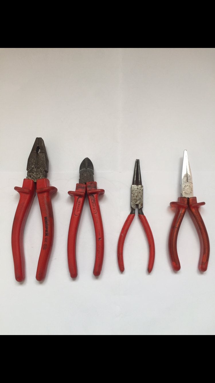 Tangensset knipex 4-delig(handgereedschap), Ophalen of Verzenden, Zo goed als nieuw