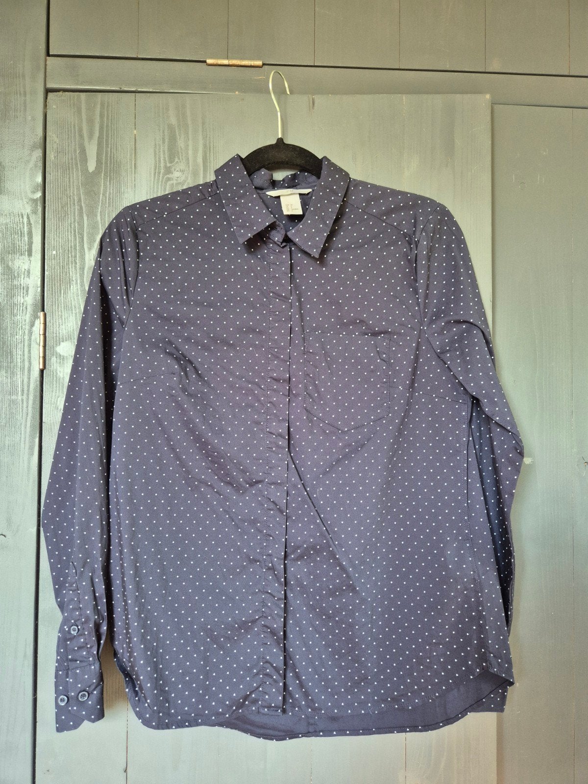 Nette blauwe blouse maat 36, Kleding | Dames, Blouses en Tunieken, H&M, Blauw, Ophalen of Verzenden, Maat 36 (S)
