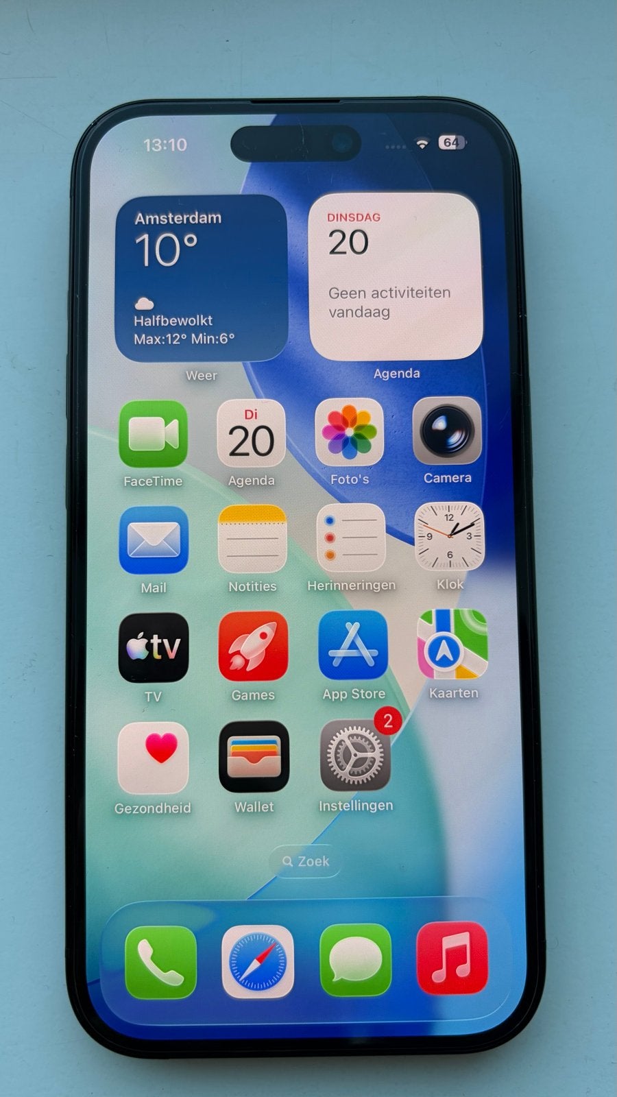 Apple iPhone 15 Zwart 128GB - Uitstekende staat, Ophalen, 83 %, 128 GB, IPhone 15