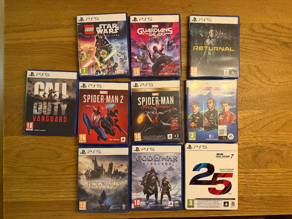 Diverse Playstation 5 spellen, Spelcomputers en Games, Ophalen of Verzenden, Zo goed als nieuw, Overige genres, Eén computer