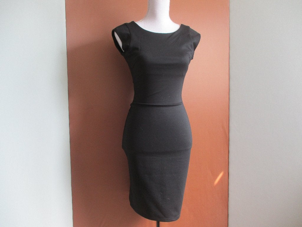 Di&A Diamont Angel jurk maat S., Kleding | Dames, Jurken, Verzenden, Zwart, Zo goed als nieuw, Di&A Diamont Angel