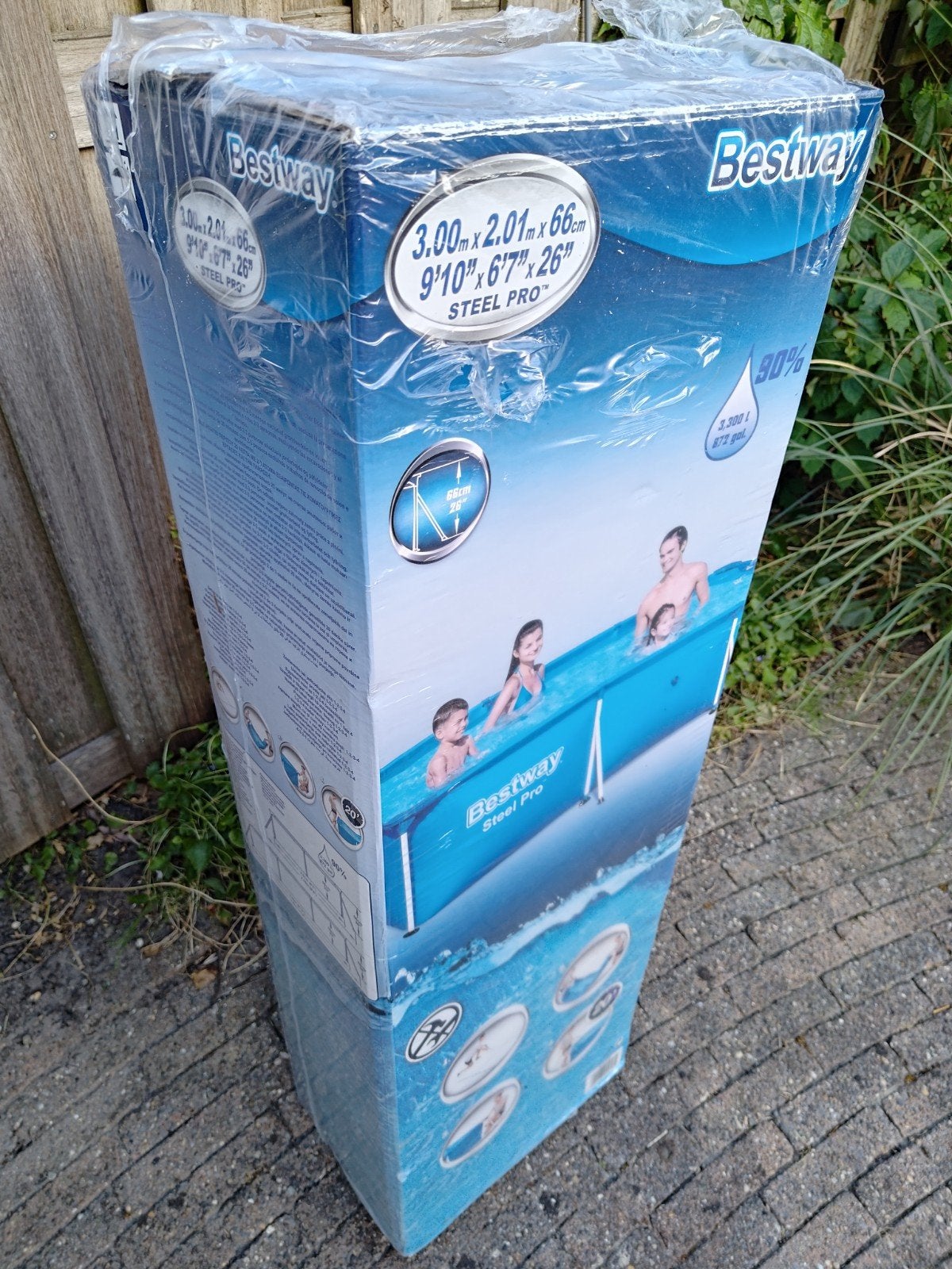 Bestway Steel Pro Opzetzwembad 3.00x2.01x0.66m, Ophalen, Nieuw, Opzetzwembad, 200 tot 400 cm