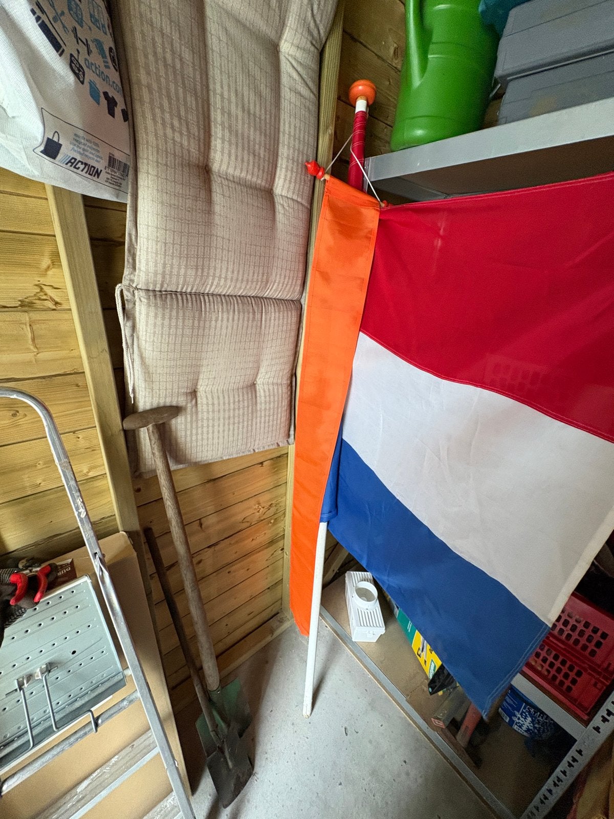 Vlag, Ophalen