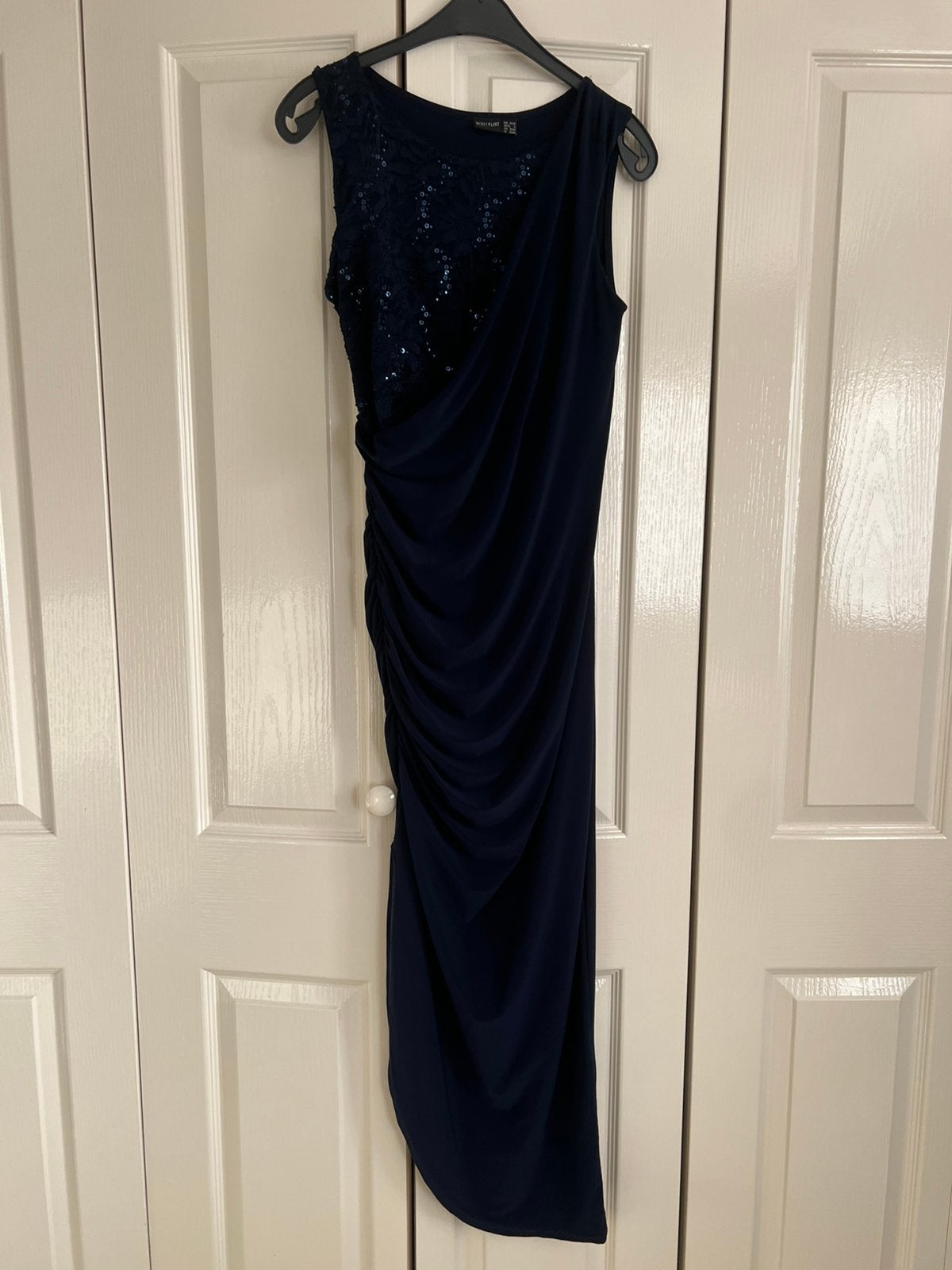 Blauwe avond/gala jurk., Kleding | Dames, Jurken, Maat 38/40 (M), Blauw, Ophalen of Verzenden, Zo goed als nieuw