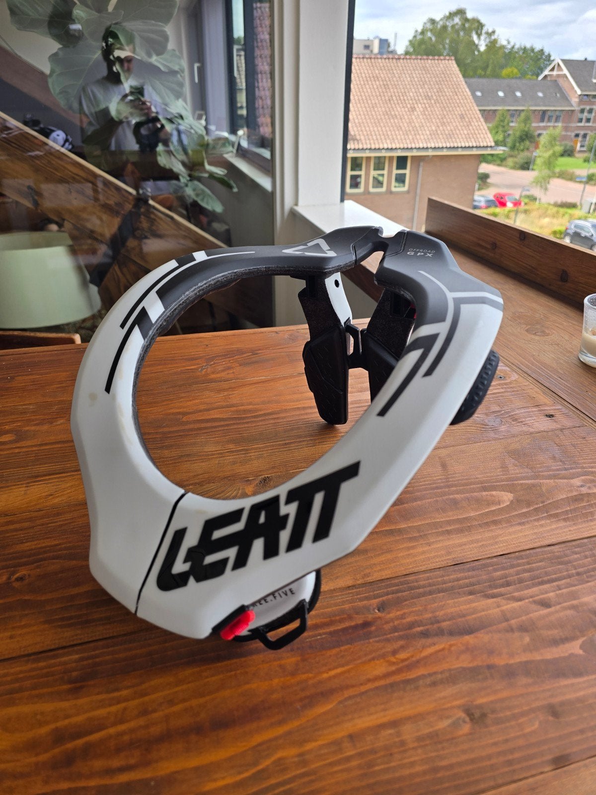 Leatt GPX 5.5 Nekbrace - Wit/Zwart, Overige typen, Heren, Tweedehands, Ophalen