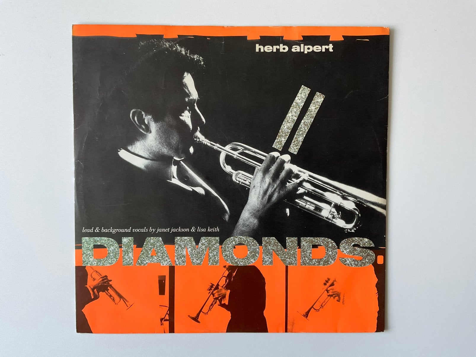 Herb Alpert feat. Janet Jckson– Diamonds 12” Disco, Gebruikt, Overige formaten, Disco, Overige typen
