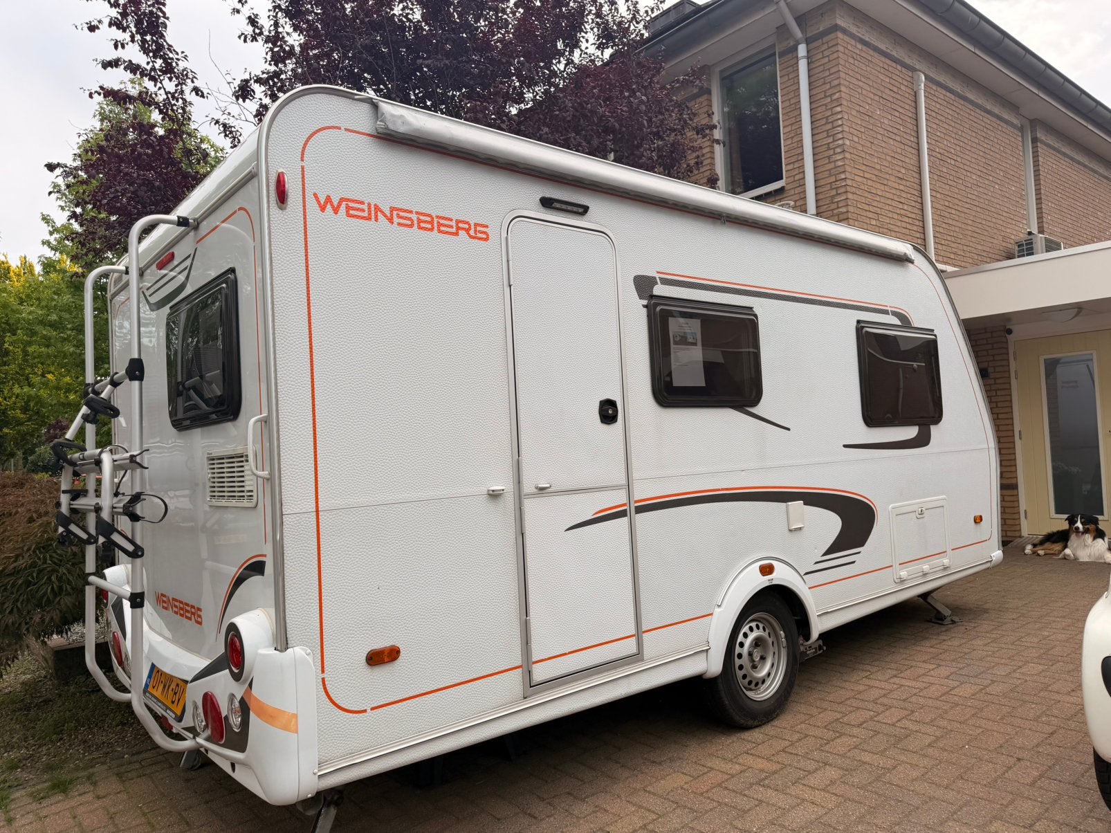 Weinsberg 420 QD, Caravans en Kamperen, Caravans, Treinzit, Particulier, Schokbreker, Knaus