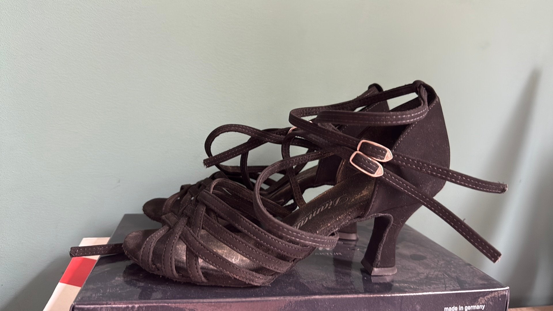 Diamant dansschoenen maat 38,5 / 5,5, Sport en Fitness, Dansen, Ophalen of Verzenden, Gebruikt, Schoenen