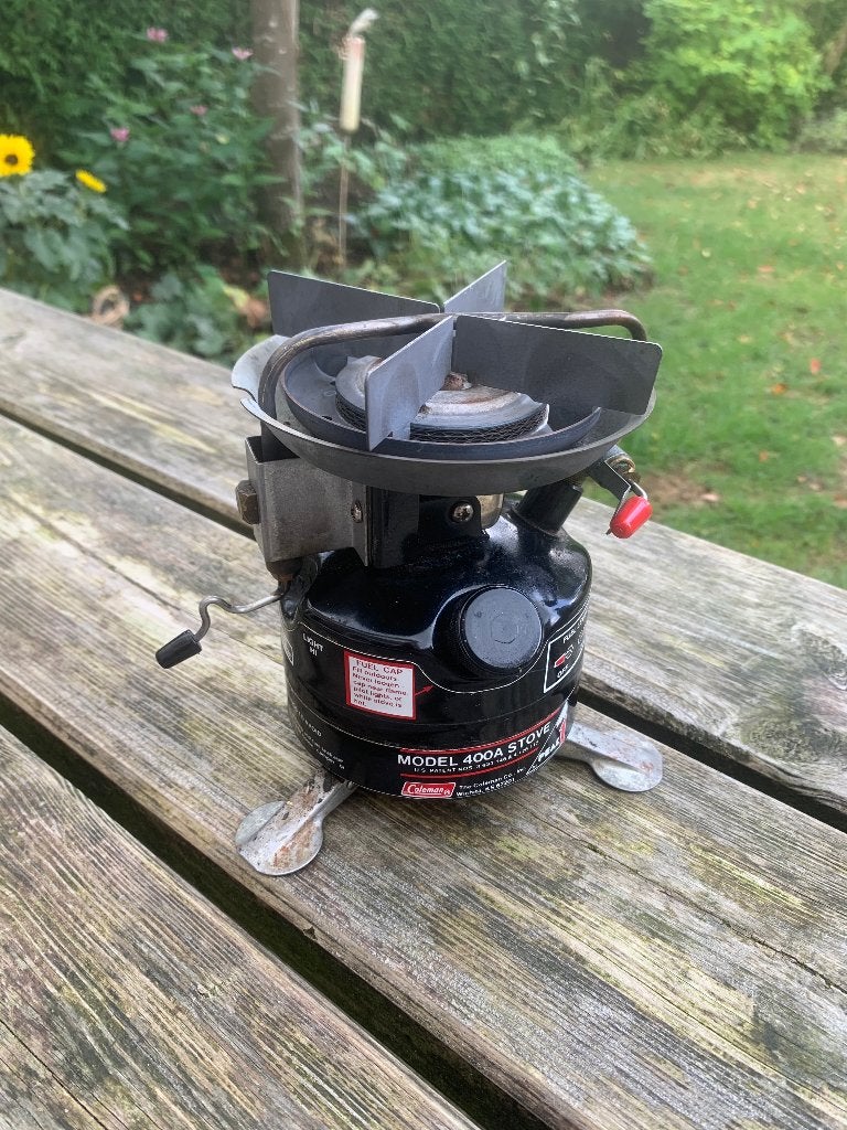 Benzinebrander Coleman Peak 1, Caravans en Kamperen, Kampeeraccessoires, Ophalen of Verzenden, Gebruikt