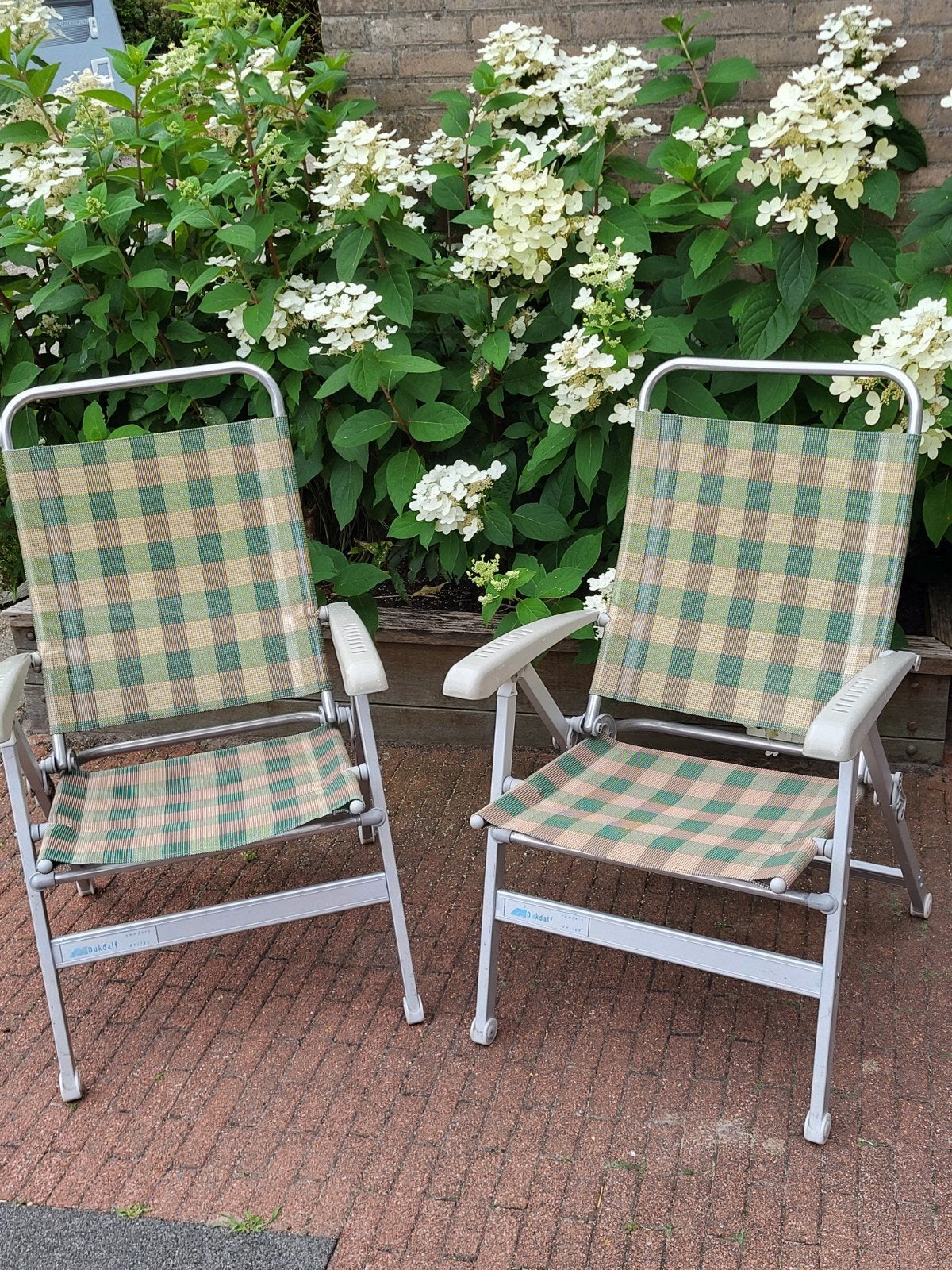 2 Dukdalf Comfort Design campingstoelen, Caravans en Kamperen, Ophalen