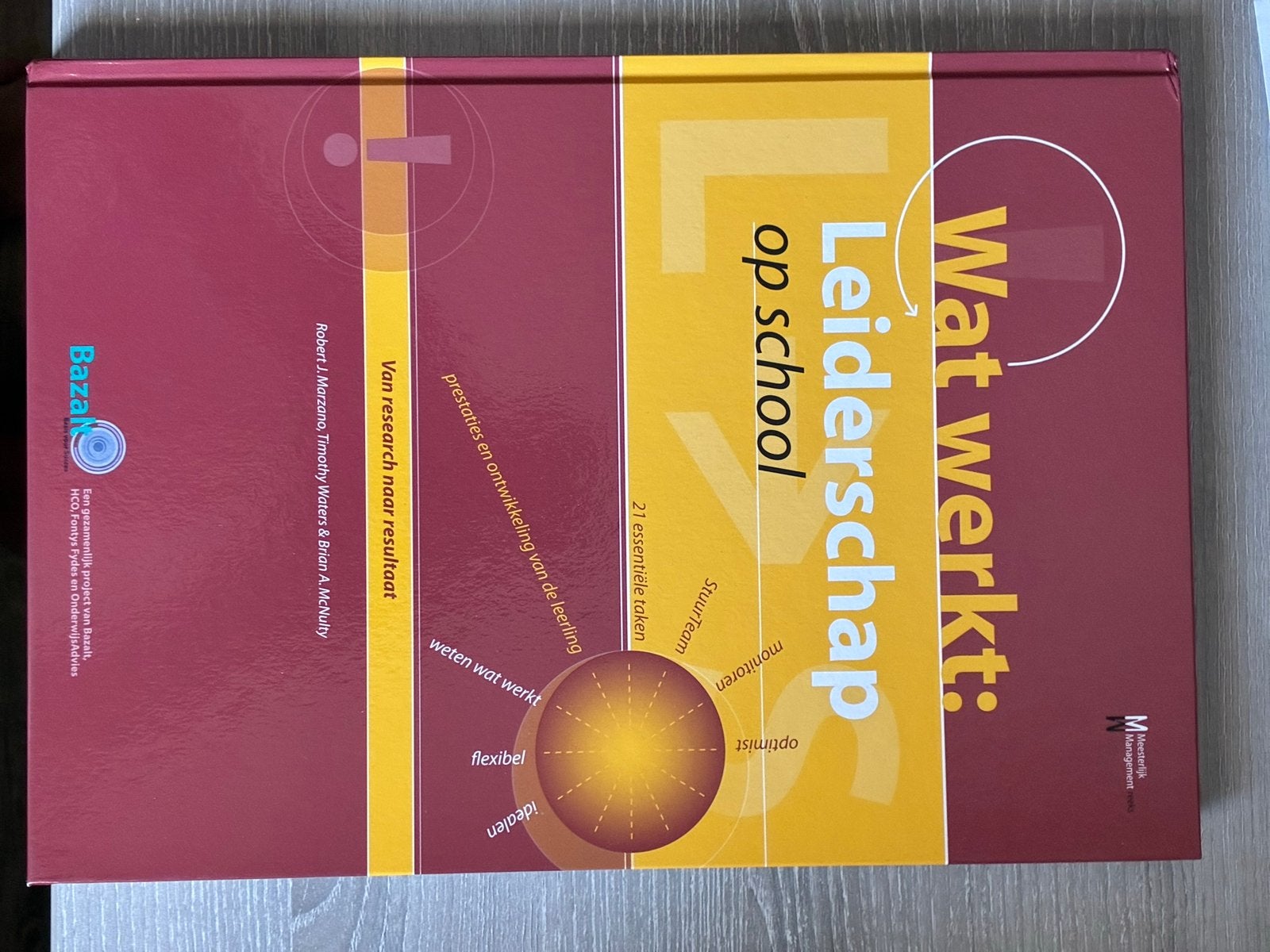 Wat werkt: Leiderschap op school - Marzano, Waters, McNulty, Boeken, Ophalen of Verzenden, Gamma, Zo goed als nieuw, HBO