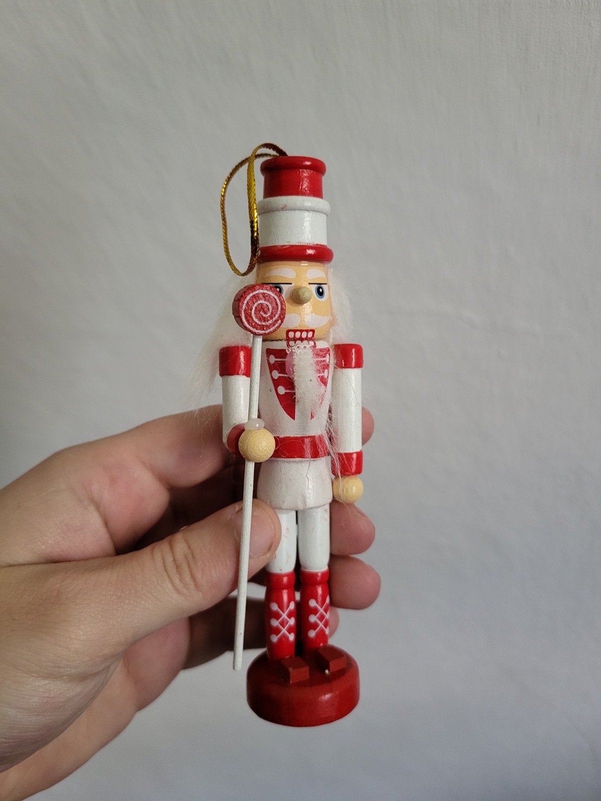 2 stuks notenkraker rood met wit, Ophalen of Verzenden, Nieuw