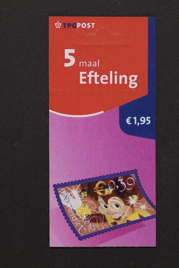 5 x efteling, Postzegels en Munten, Verzenden, Na 1940, Postfris