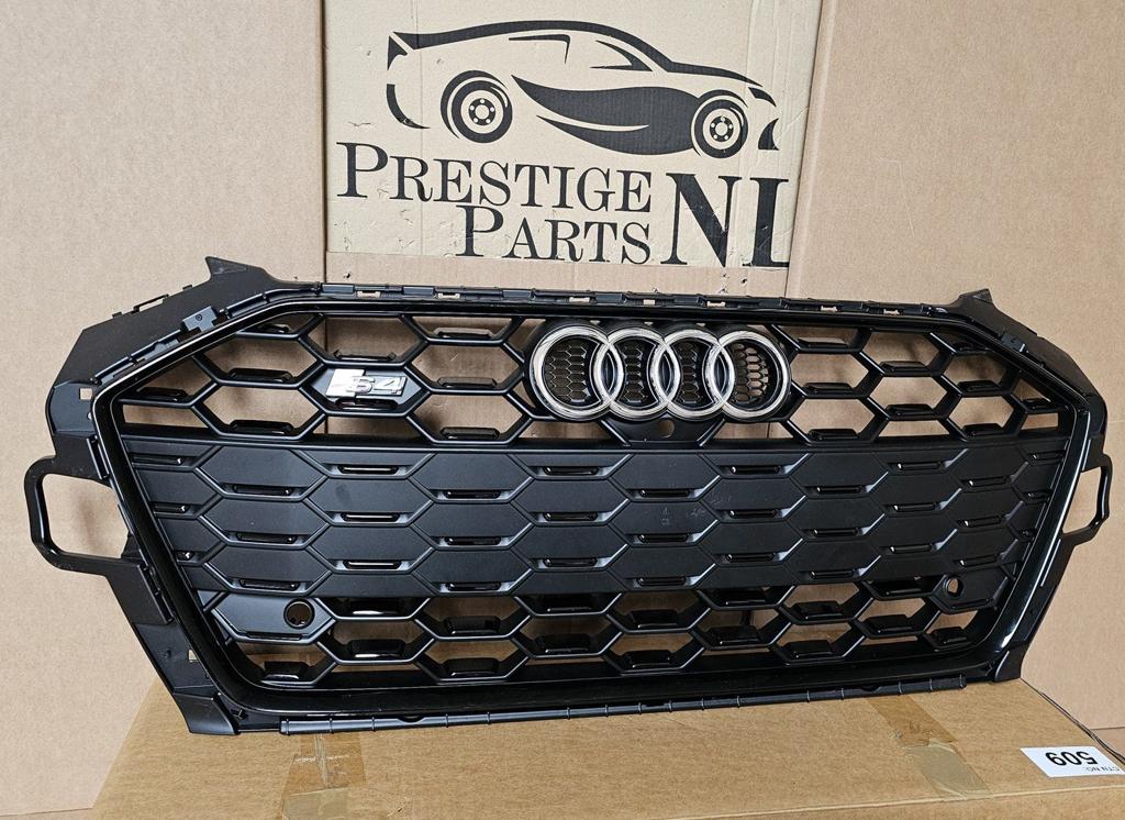 Grill Audi A4 B9 8W Facelift S4 Origineel Grille 8W0853651DK, Gebruikt, -, Voor, Ophalen of Verzenden