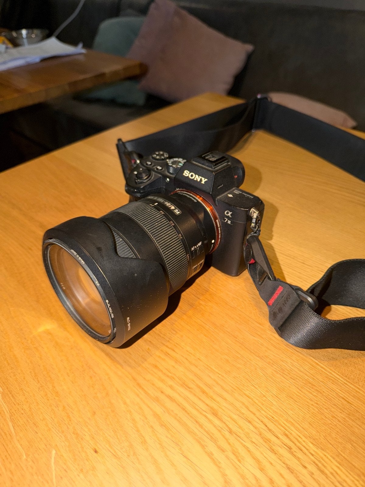 Sony Alpha A7 III Systeemcamera met FE 24-105mm F4 G OSS len, Beeldstabilisatie, Ophalen of Verzenden, Zo goed als nieuw, 4 t/m 7 keer