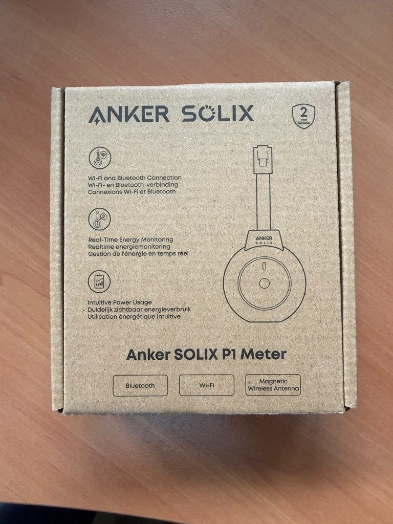 Anker Solix P1 Meter - Energiemonitoring, Ophalen of Verzenden, Nieuw, Anker