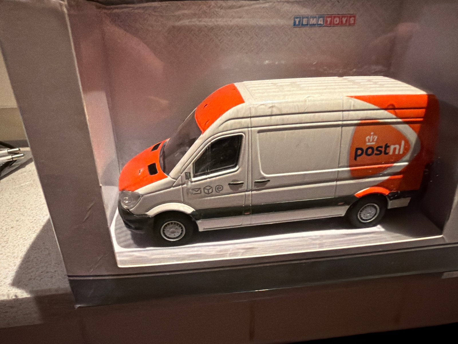 Tematoys 1/43 Mercedes Sprinter PostNL modelauto, Hobby en Vrije tijd, Overige merken, G, Nieuw, Ophalen of Verzenden