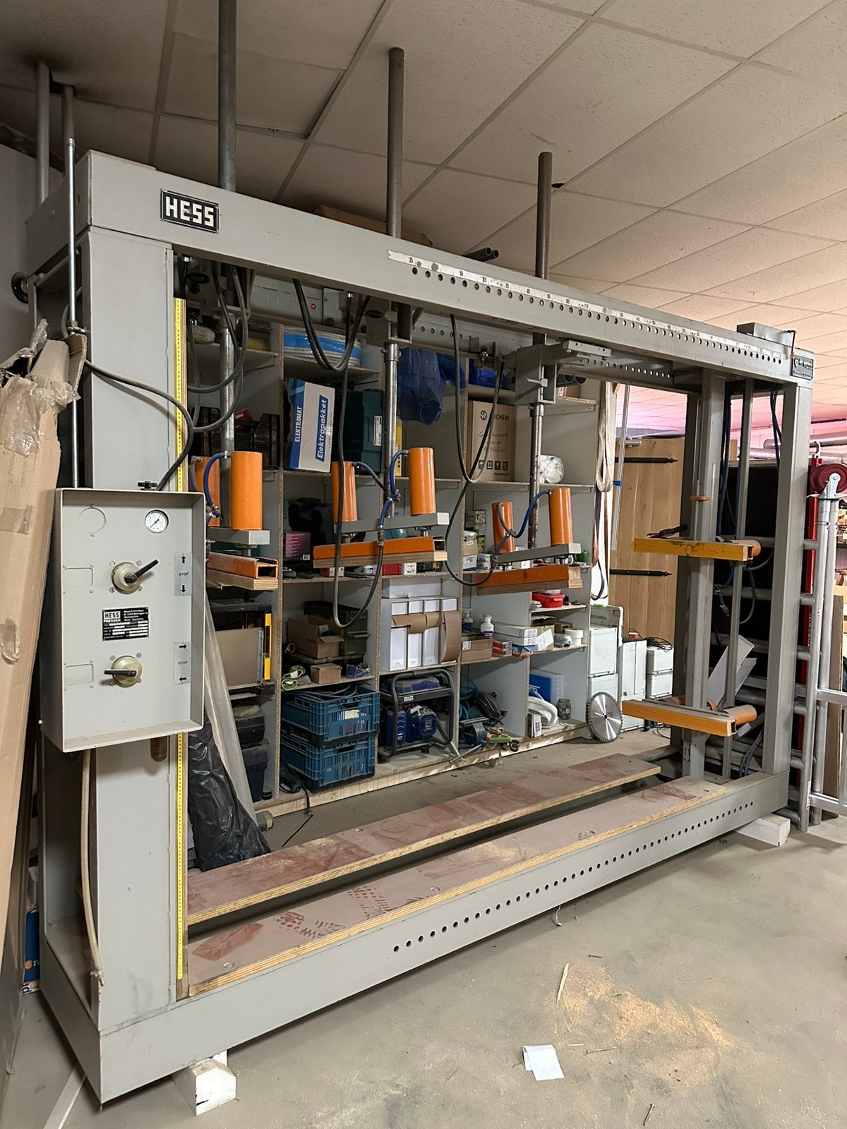 HESS Professionele Korpuspers / Raampers (260 x 150 cm), Ophalen, Gebruikt, Hess, Iisbaan 10