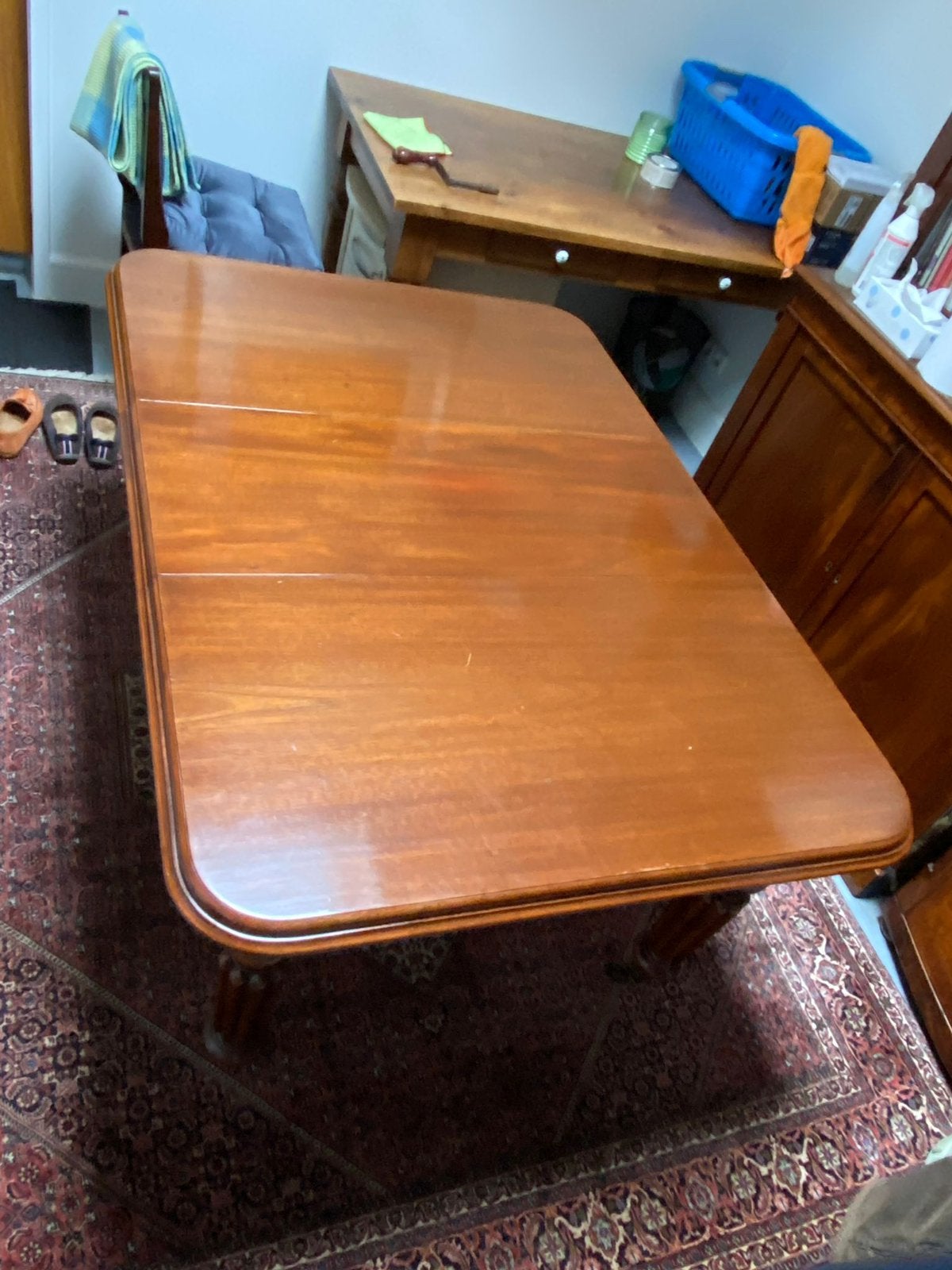 Engelse eettafel 18e eeuws mahonie, Antiek en Kunst, Antiek | Meubels | Tafels, Ophalen
