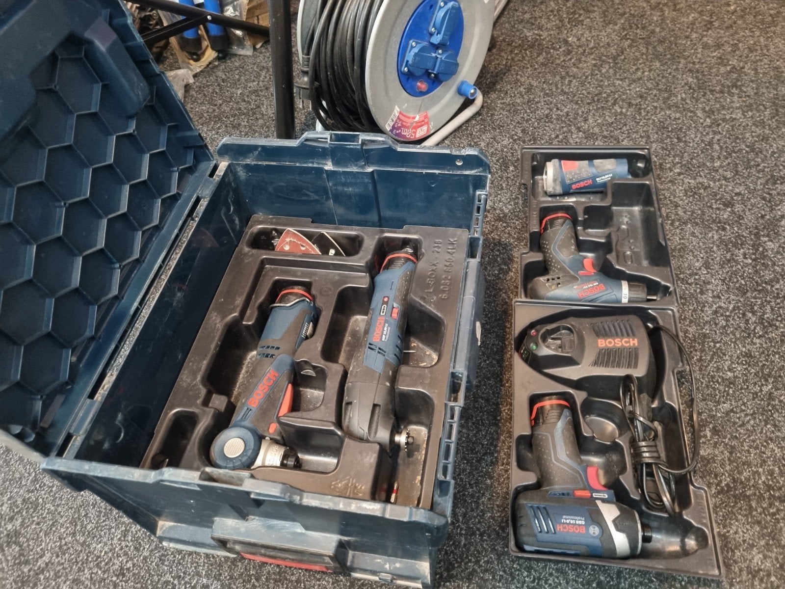 Bosch Professional Gereedschap Set - Boormachine & Multitool, Doe-het-zelf en Verbouw, Ophalen of Verzenden, Gebruikt