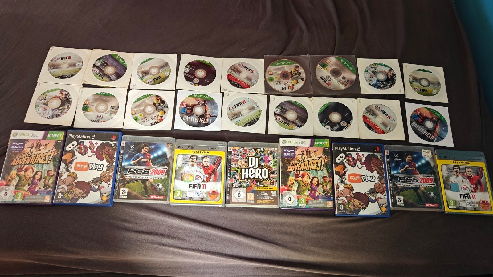 29 games voor PS2, PS3, Xbox 360, Xbox One, Nintendo DS, Ophalen of Verzenden