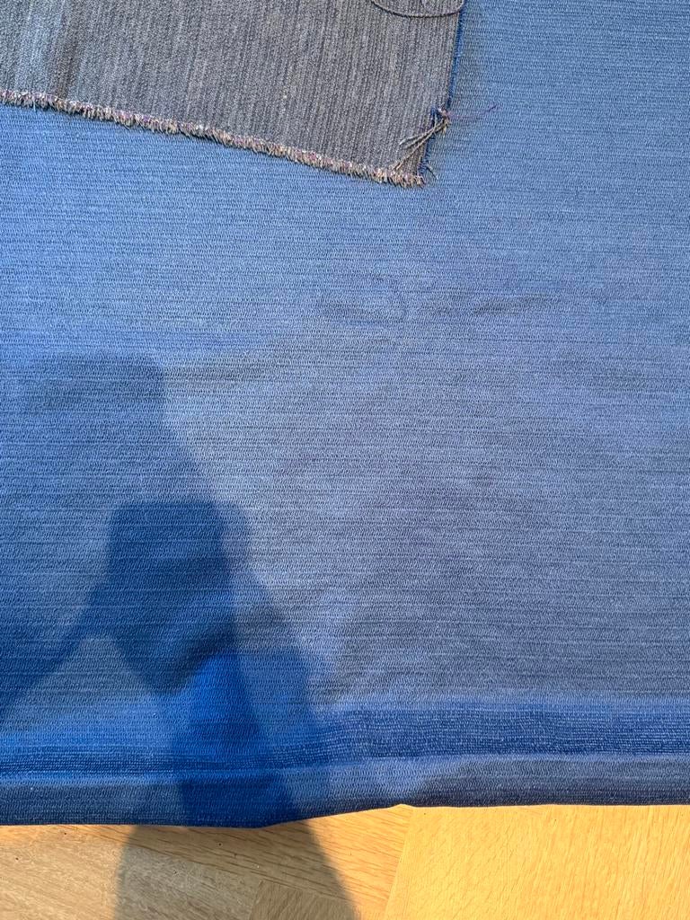 De Ploeg Luxe Meubelstof Blauw/Paars - 145x260cm, Overige materialen, Blauw, 120 cm of meer, Ophalen of Verzenden
