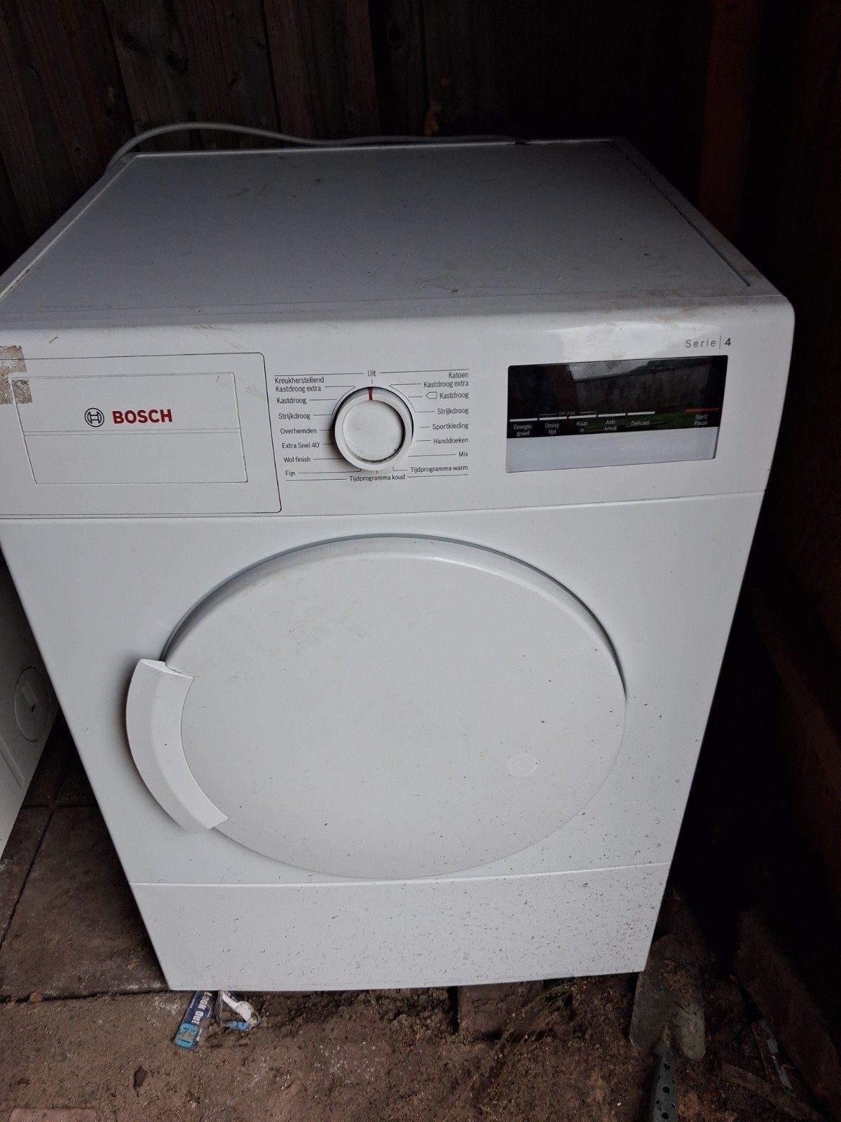 Bosch droger (WTA73201NL) Tweede hands, Ophalen, 6 tot 8 kg, Gebruikt, Voorlader