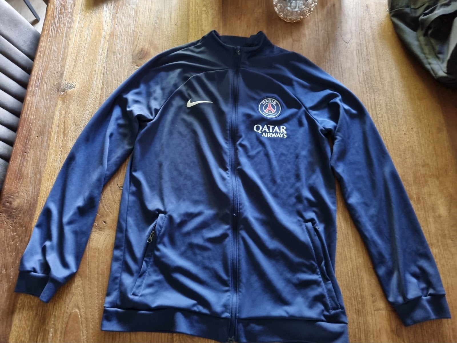 PSG Nike trainingsjack maat 158-170, Ophalen of Verzenden, Zo goed als nieuw