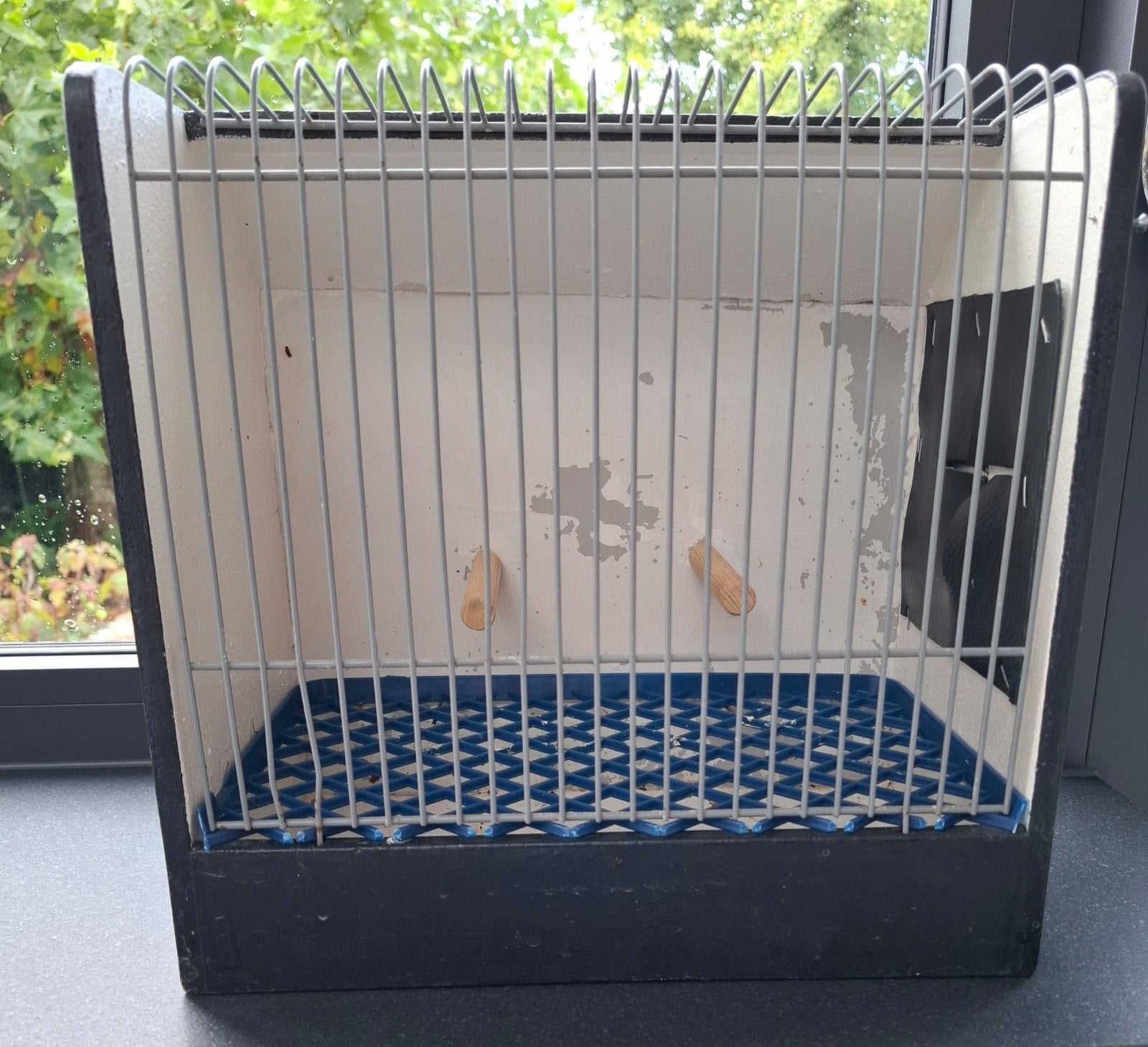 tentoonstellingskooien, Ophalen, Gebruikt, Hout, Vogelkooi