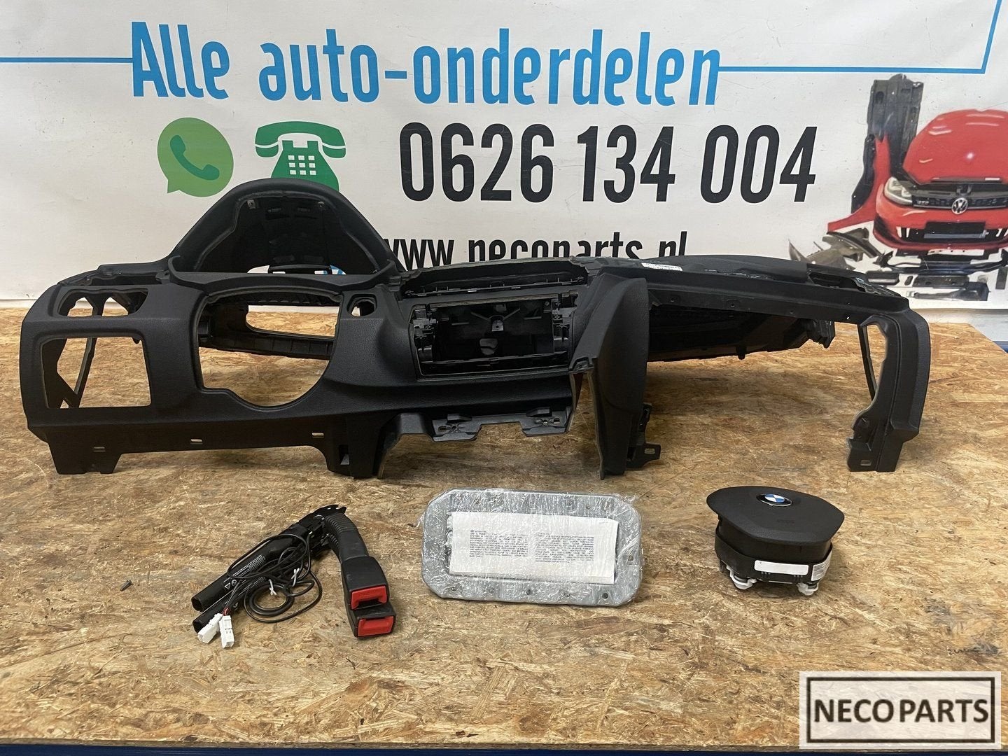 BMW 3 SERIE F30 F31 AIRBAG AIRBAGSET ALLES LEVERBAAR, Gebruikt, -, -, Ophalen of Verzenden