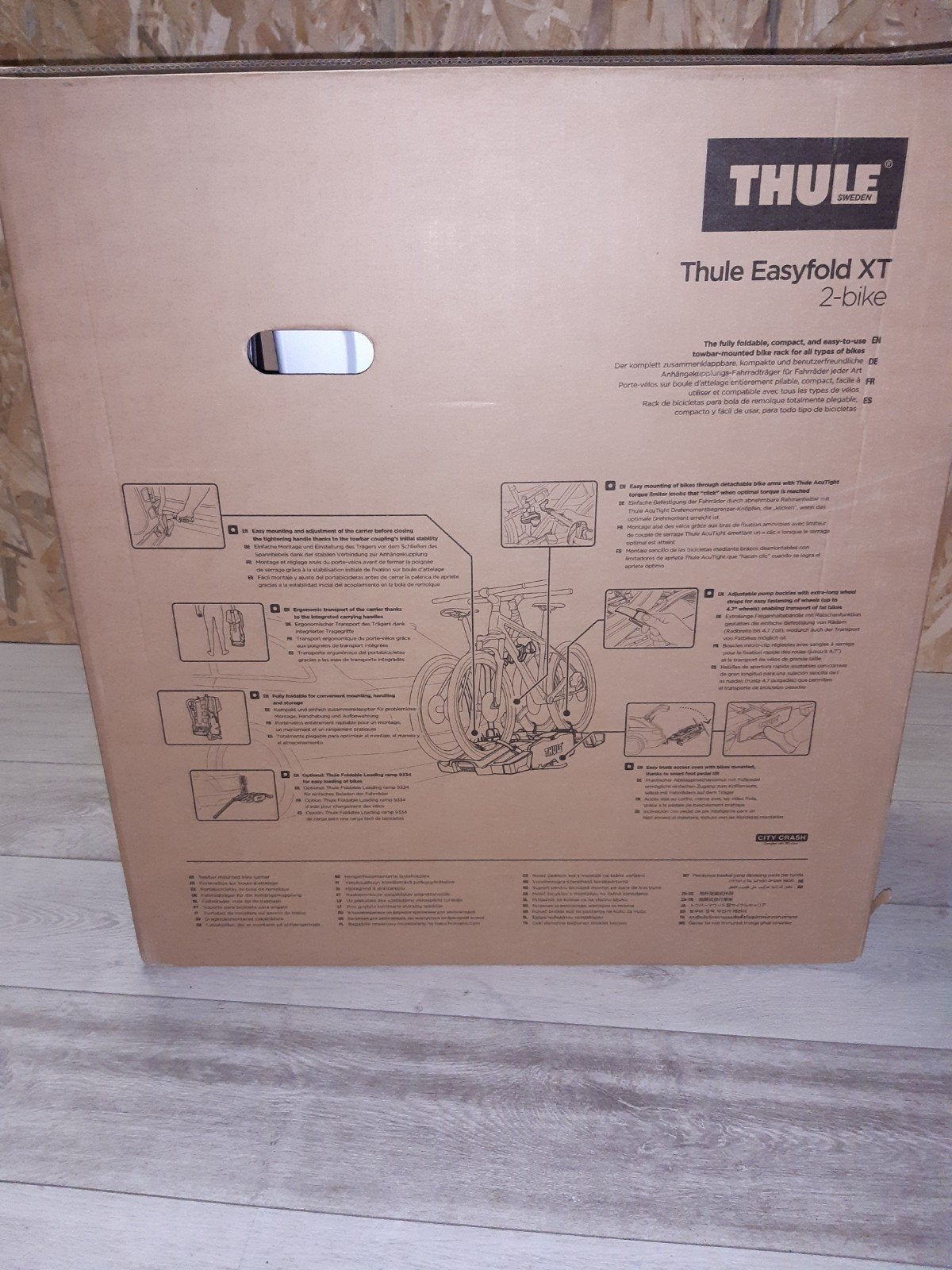 Foto 14 van thule easyfold xt2 933 fietsendrager + opberghoes NIEUW !!