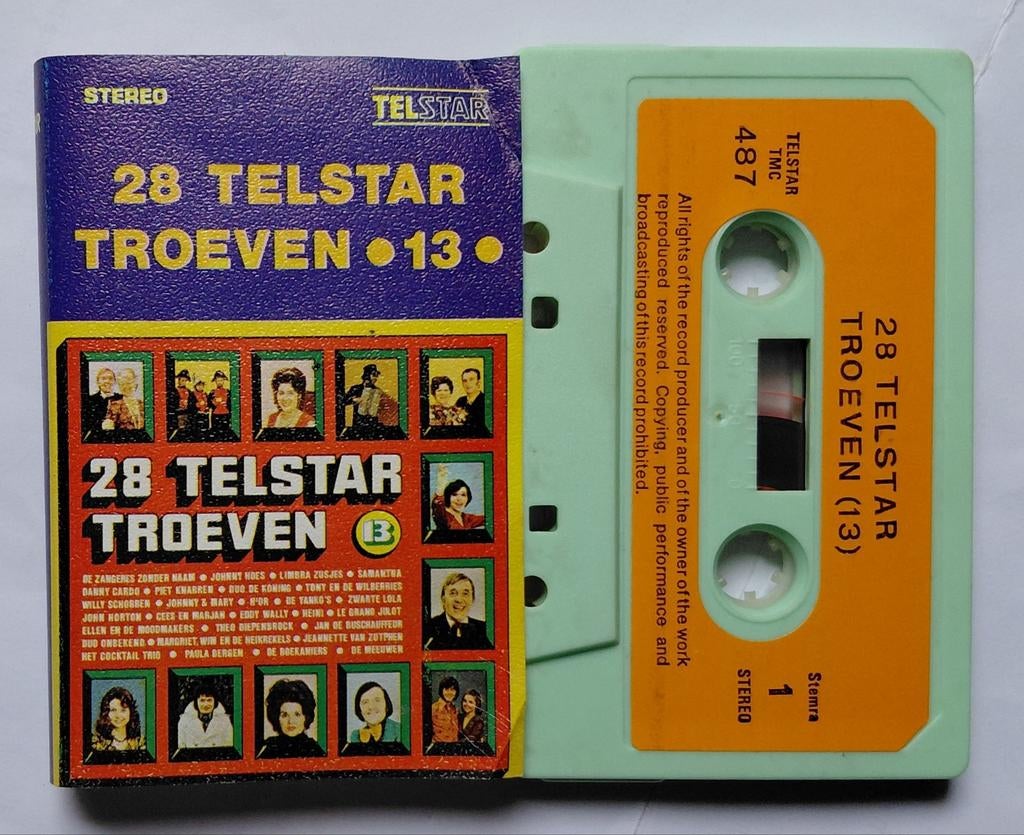 TMC  - 487.   28 Telstar Troeven •13•, Ophalen of Verzenden, Zo goed als nieuw, 1 bandje