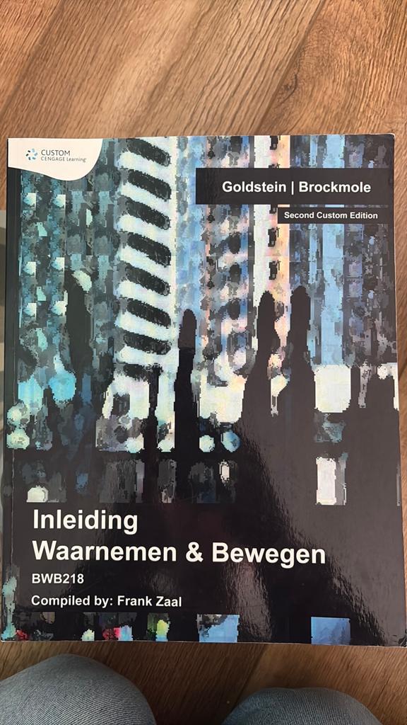 Inleiding Waarnemen & Bewegen - Goldstein | Brockmole, Boeken, Ophalen, Beta, Zo goed als nieuw, WO