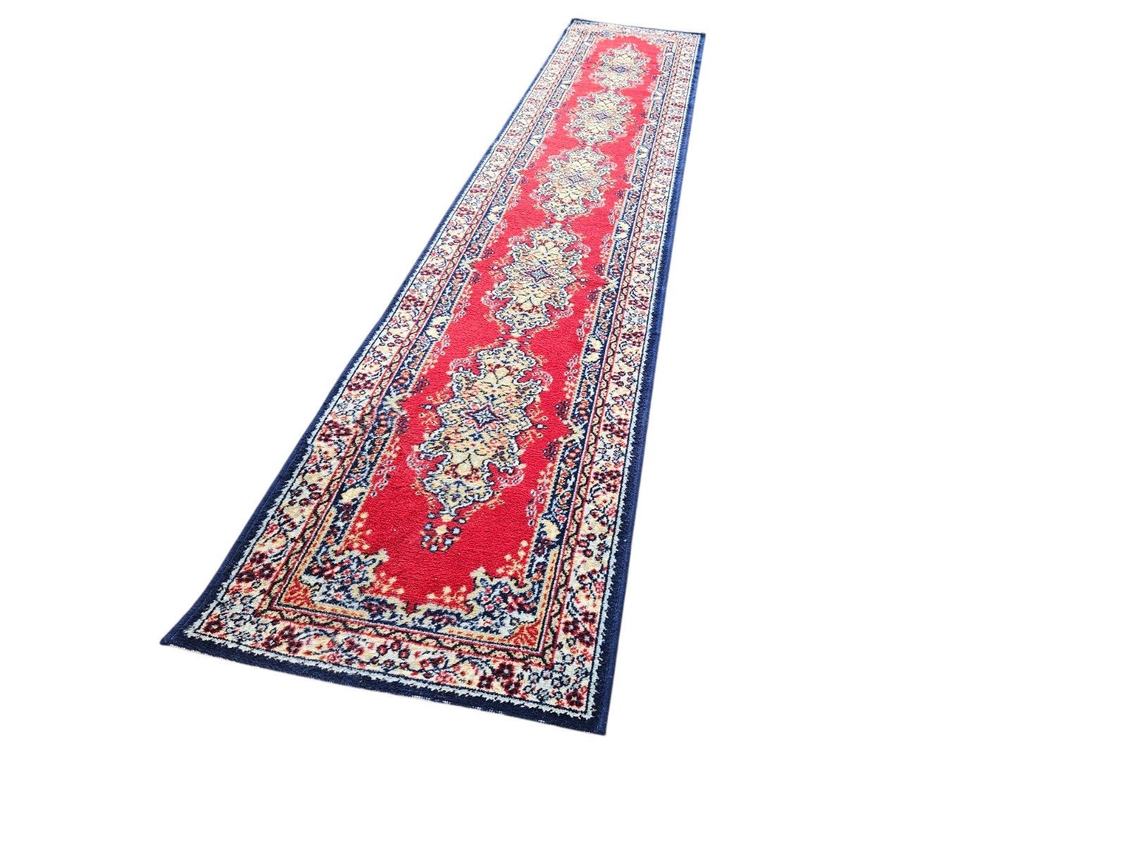 Prachtige vintage loper 61 x 325 cm ** UITVERKOOP **, Gebruikt, 200 cm of meer, Ophalen of Verzenden, 200 cm of meer