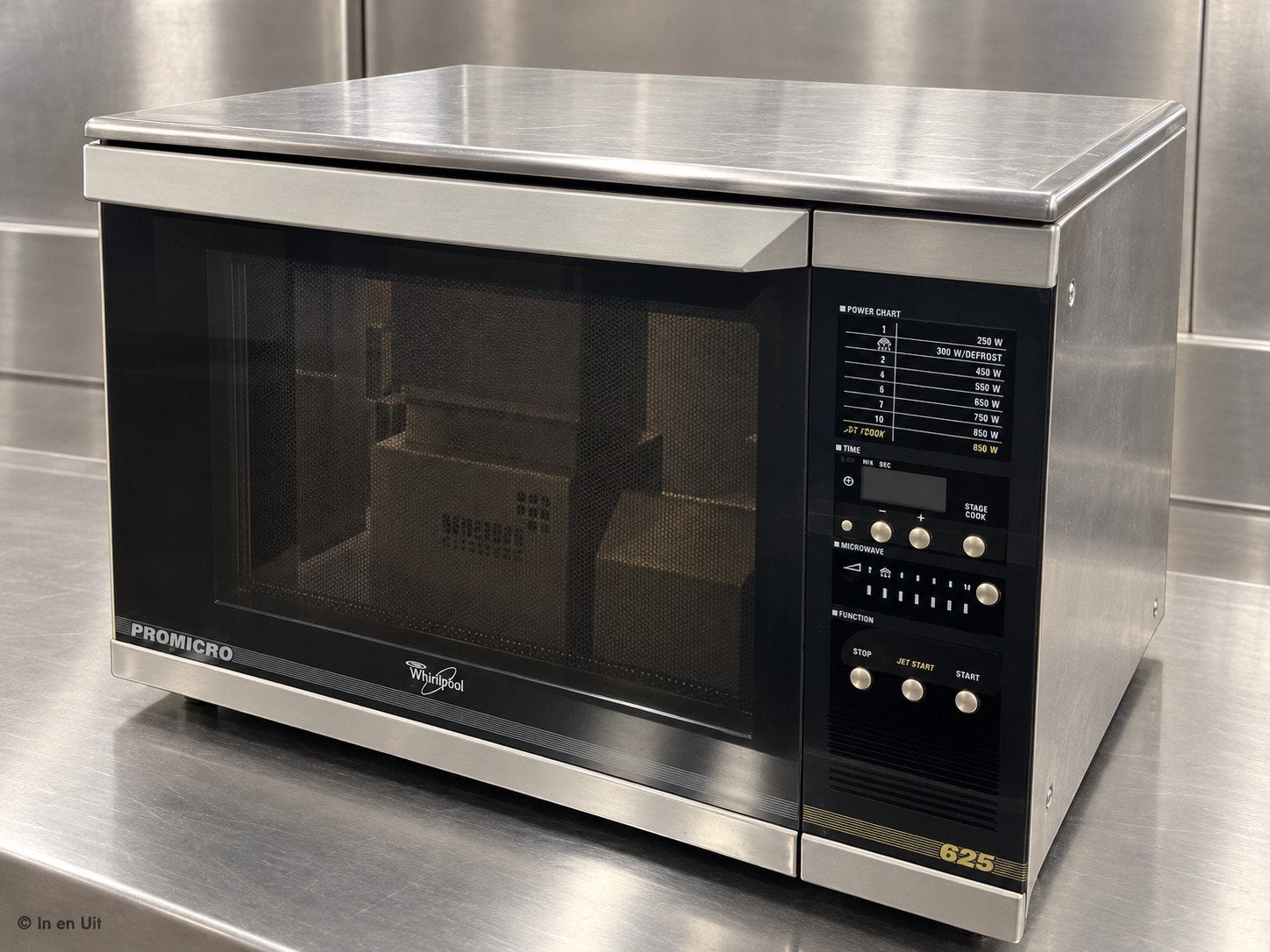 whirlpool Promicro 825 1800 watt professionele Magnetron, Ophalen of Verzenden, Vrijstaand, V, V